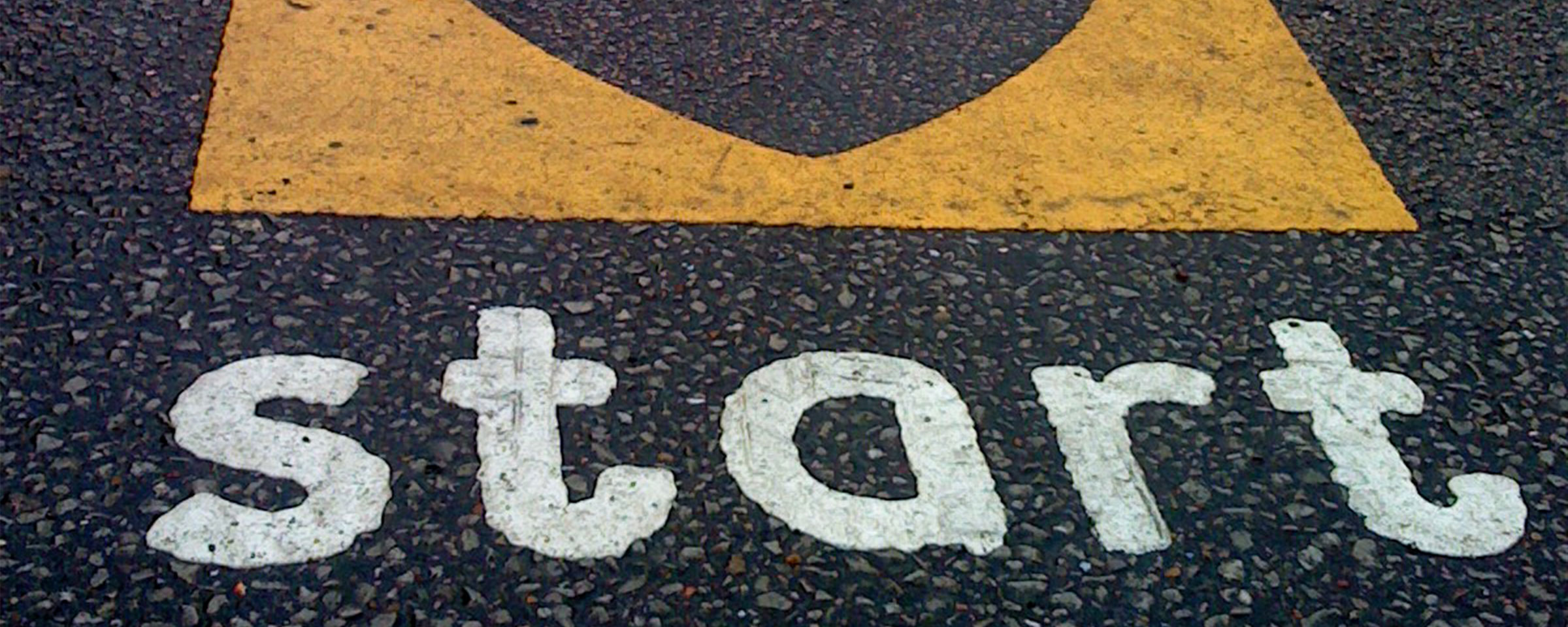 Straßenbeschriftung mit Aufschrift