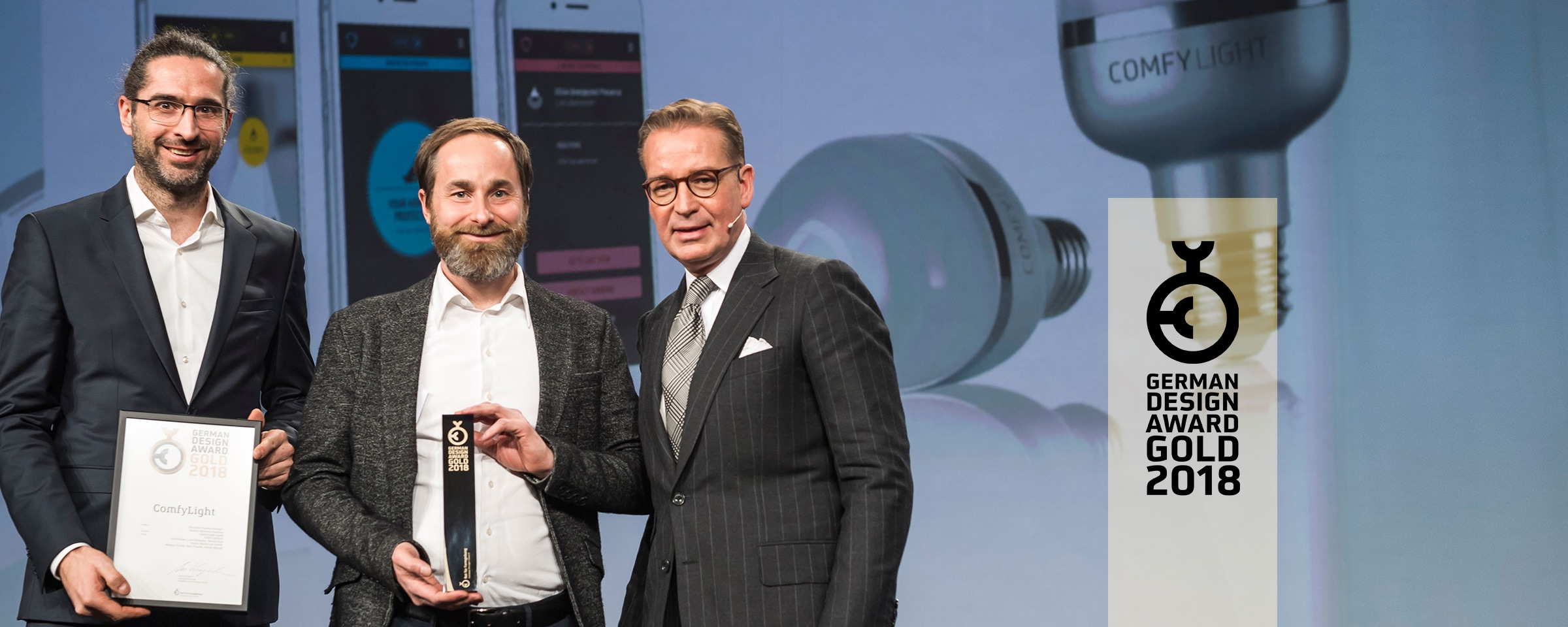 Intuity gewinnt German Design Award 2018 für ComfyLight