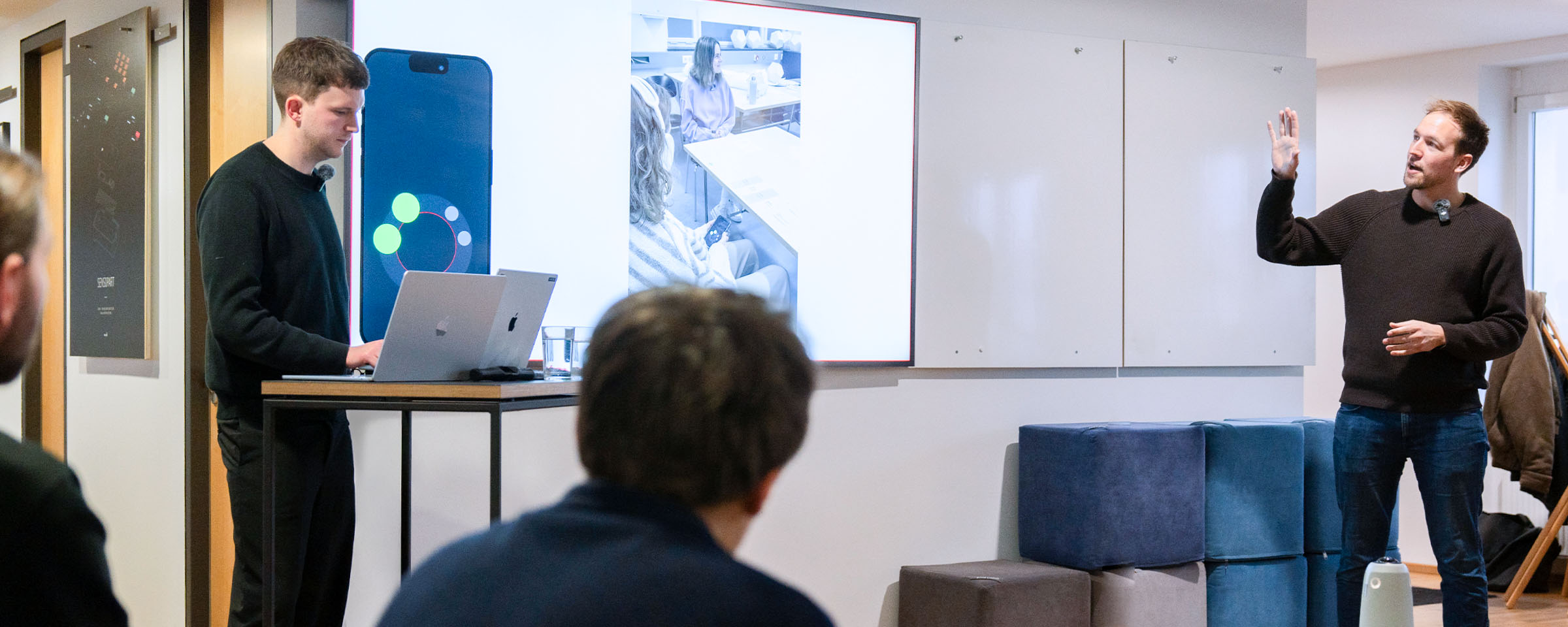 Malte Fial und Johannes Rothkegel bei Intuity