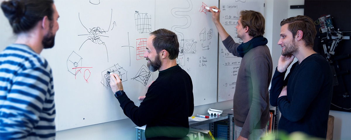 Das Team in der Konzeptphase.